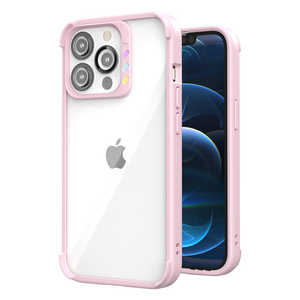 アイキューラボ iPhone 13 Pro Hybrid Cushion QCam Case - Pink JTLEGEND JT-QC-13P-PK
