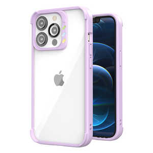 アイキューラボ iPhone 13 Pro Hybrid Cushion QCam Case - Lavender JTLEGEND JT-QC-13P-LV