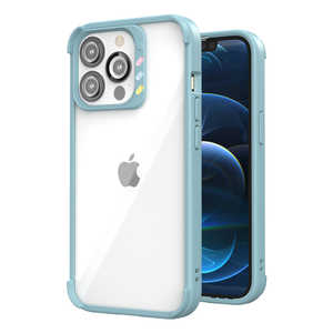 アイキューラボ iPhone 13 Pro Hybrid Cushion QCam Case - Blue JTLEGEND JT-QC-13P-BL
