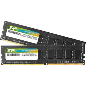 SILICONPOWER ꥳѥ ǥȥåPC  DDR4 2666 PC421300 8GB x 2 (16GB) 288Pin 1.2V CL19 DIMM DDR4 /8GB /2 SP016GBLFU266B22