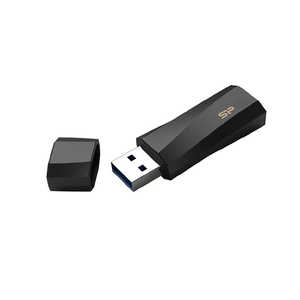 SILICONPOWER USBメモリ Blaze B07(Mac/Windows11対応) ブラック [16GB /USB TypeA+microUSB /USB3.2 /キャップ式] SP016GBUF3B07V1K