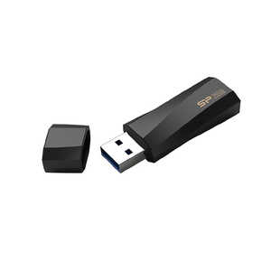 SILICONPOWER USBメモリ Blaze B07(Mac/Windows11対応) ブラック [256GB /USB TypeA /USB3.2 /キャップ式] SP256GBUF3B07V1K