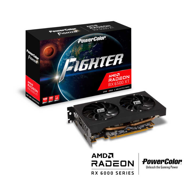 POWERCOLOR POWERCOLOR グラフィックボード [Radeon RXシリーズ /4GB]｢バルク品｣ AXRX6500XT4GBD6-DH/OC AXRX6500XT4GBD6-DH/OC