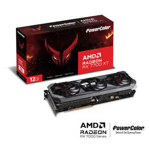 POWERCOLOR グラフィックボード Red Devil ［Radeon RXシリーズ /12GB］「バルク品」 RX7700XT12GB-E/OC
