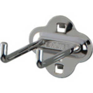 シューター社 SHUTERパンチングパネル用L字フックダブル80mm(10個入り) HK2108 シューター社 SHUTERパンチングパネル用L字フックダブル80mm(10個入り) HK2108