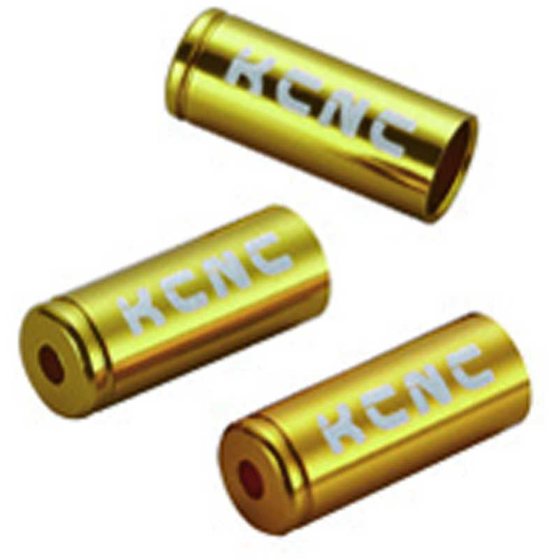 KCNC ケーブルパーツ ハウジングエンドキャップ 4mm 220609 10PCS ゴｰルド 【希少！！】
