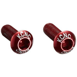 KCNC ボトルケージパーツ トルクススクリュー 2PCS 083042 レッド