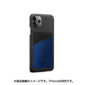 AREA MonCarbon HOVERSKIN サフィアーノブルー iPhone11Pro フルカーボンケース HSXI01BL ブルｰ