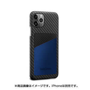 AREA MonCarbon HOVERSKIN サフィアーノブルー iPhone11ProMax フルカーボンケース HSXI03BL ブルｰ