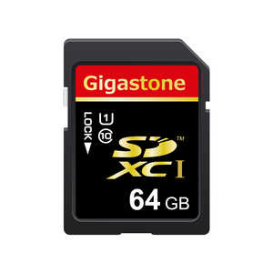 GIGASTONE SDカード (Class10/64GB) GJSX/64U
