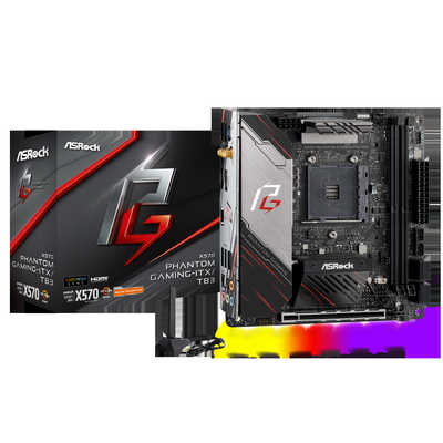 ASROCK マザーボード X570 Phantom Gaming-ITX/TB3 の通販 - カテゴリ