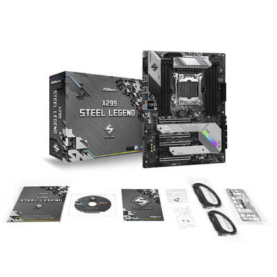 ASRock製 ATXマザーボード　X299 Steel Legend　LGA2066 X299 Steel Legend | ASRock(アスロック) LGA2066 Intel X299
