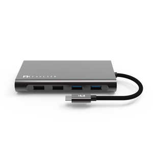 FEELTEK USB-C ᥹ HDMI2 /VGA/SDɥå/MicroSDɥå/LAN/USB-Ax4USB-C᥹ /USB Power Deliveryб UCH011AP2