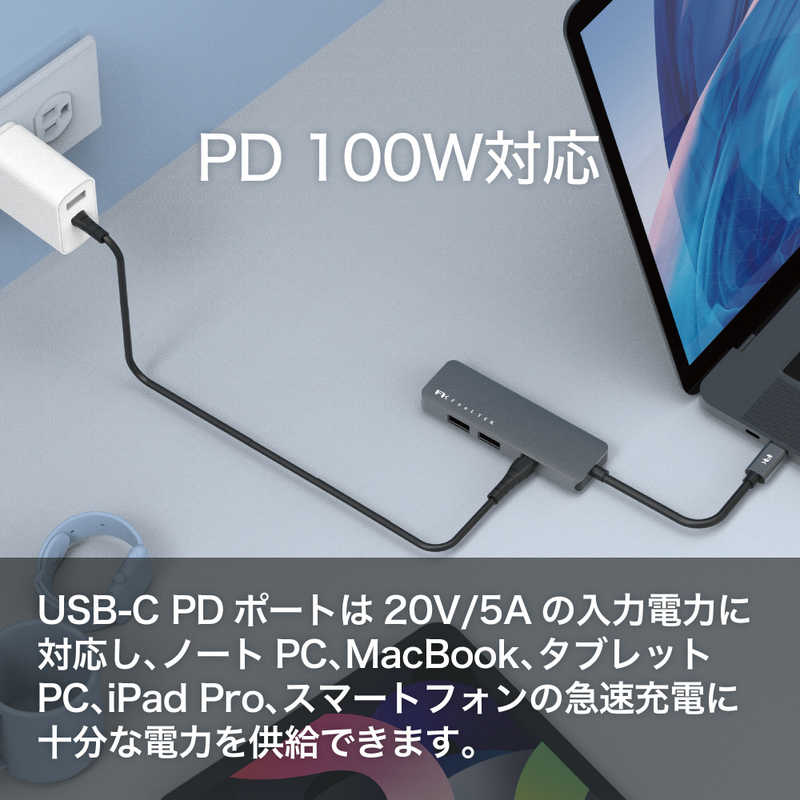FEELTEK FEELTEK Portable 4-in-1 USB-C Hub HCM004AP2F HCM004AP2F