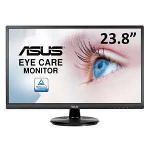 ASUS エイスース PCモニター Eye Care ブラック [23.8型 /フルHD(1920×1080) /ワイド] VA249HE