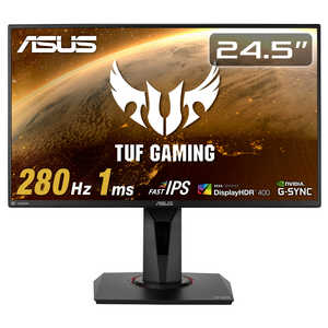 ASUS  ߥ󥰱վǥץ쥤 TUF Gaming ֥å 24.5 /եHD19201080 /磻ɡ VG259QM