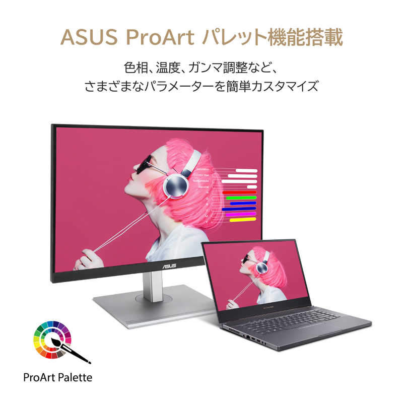 ASUS エイスース ASUS エイスース PCモニター ProArt [27型 /WQHD(2560×1440） /ワイド] PA278CV PA278CV