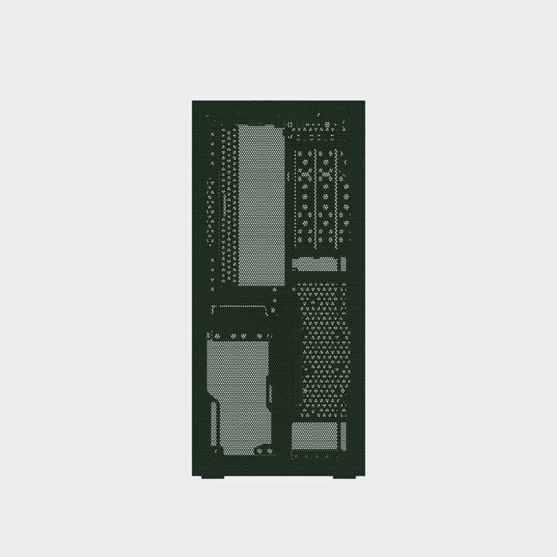 SUNNYSIDEUP SUNNYSIDEUP PCケース［ATX /Micro ATX /Mini-ITX］MESHROOM S グリーン SSU-MESH-S-GN-PCI4 SSU-MESH-S-GN-PCI4