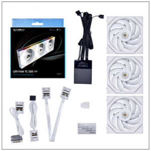 LIANLI UNI FAN TL 120 WT 3pack (コントローラー付属) UF-TL120-3W LIANLI UNI FAN TL 120 WT 3pack (コントローラー付属) UF-TL120-3W