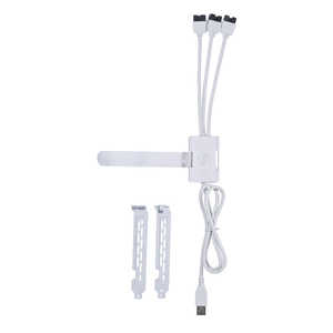 LIANLI USB 2.0 1-to-3 Hub (Type A Male Port) White LL-USB2.0TypeA1-3HUB LIANLI USB 2.0 1-to-3 Hub (Type A Male Port) White LL-USB2.0TypeA1-3HUB