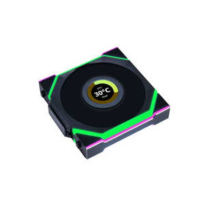 LIANLI UNI FAN RS SL LCD Wireless 120 BK Single Pack ブラック UF-RS-SL120-LCD-WLS-1B LIANLI UNI FAN RS SL LCD Wireless 120 BK Single Pack ブラック UF-RS-SL120-LCD-WLS-1B