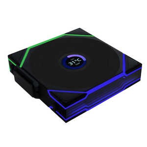 LIANLI UNI FAN TL LCD Wireless 120 BK Single Pack ブラック UF-TL120-LCD-WLS-1B LIANLI UNI FAN TL LCD Wireless 120 BK Single Pack ブラック UF-TL120-LCD-WLS-1B