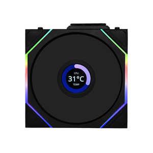LIANLI UNI FAN RS TL LCD Wireless 120 BK Single Pack ブラック UF-RS-TL120-LCD-WLS-1B LIANLI UNI FAN RS TL LCD Wireless 120 BK Single Pack ブラック UF-RS-TL120-LCD-WLS-1B