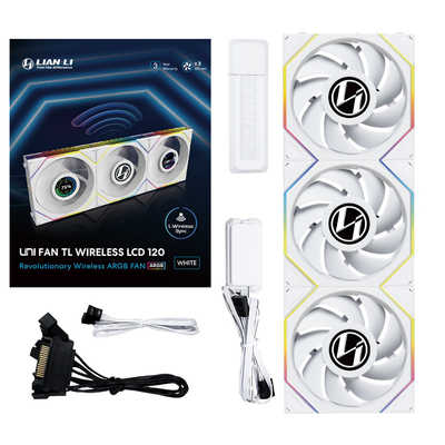 UNI FAN TL 120 LCD WIRELESS WT 3Packホワイト LIAN LI UNI FAN TL LCD120 WT 3Pack UF-TL120-LCD-3W [ホワイト] 価格