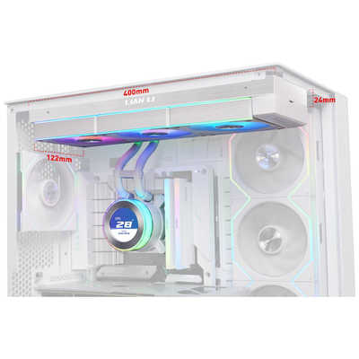 LIANLI HydroShift II LCD-C 360CL White LL-HS2-LCD-360CL-WT の通販