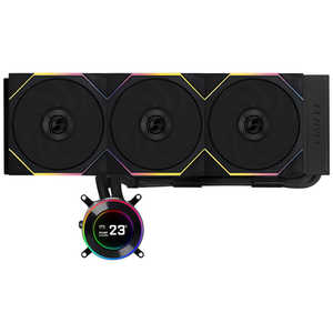 LIANLI CPU顼 120mmեx3 LGA1851/1700AM5/AM4 HydroShift II LCD-C 360TL ֥å LL-HS2-LCD-360TL-BK