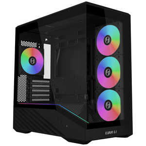 LIANLI PC�P�[�X �mMicro ATX / Mini-ITX�n Vector V100R MINI(�t�@�����ڃ��f��) �u���b�N V100RMIX