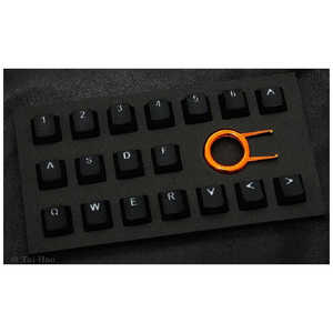 Tai-Hao Rubber Gaming Backlit Keycaps-18 keys Black ゲーミングキーキャップ RUBBERKEYCAPBLACK18 Tai-Hao Rubber Gaming Backlit Keycaps-18 keys Black ゲーミングキーキャップ RUBBERKEYCAPBLACK18