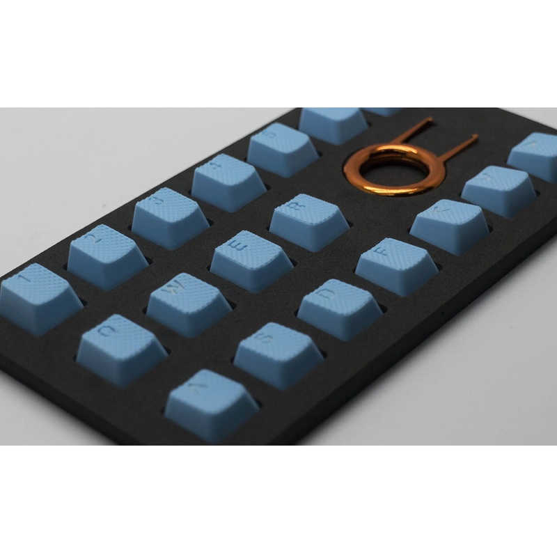 Tai-Hao Tai-Hao Tai-Hao Rubber Gaming Backlit Keycaps keys Neon ゲーミングキーキャップ th-rubber-keycaps-neon-blue-18 ネオンブルｰ th-rubber-keycaps-neon-blue-18 ネオンブルｰ