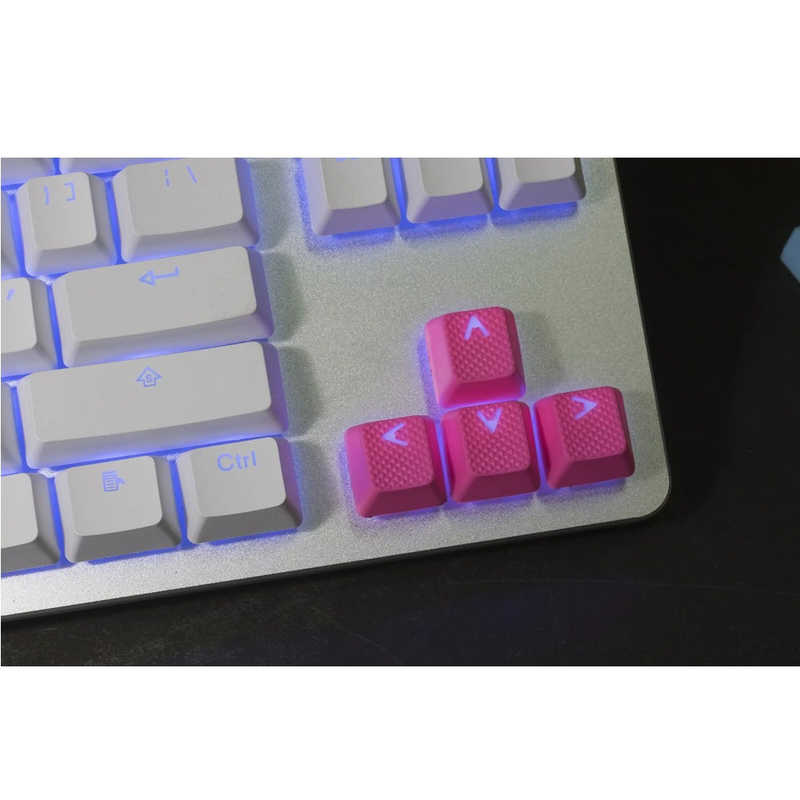 Tai-Hao Tai-Hao ゲーミングキーキャップ th-rubber-keycaps-neon-pink-18 ネオンピンク th-rubber-keycaps-neon-pink-18 ネオンピンク