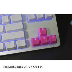 TAIHAO Tai-Hao Rubber Gaming Backlit Keycaps-8 keys Neon Pink ゲｰミングキｰキャップ TAIHAO th-rubber-keycaps-neon-pink-8
