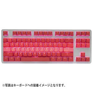 Tai-Hao BOBO PBT BACKLIT Type Rosy Clouds ゲーミングキーキャップ ローズ BOBOROSYCLOUDSKS