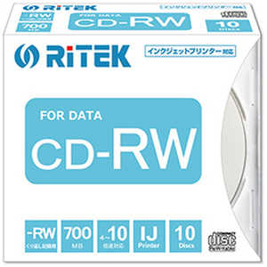 RITEK CD-RW700.PW10P A ǡCD-RW [10/700MB/󥯥åȥץ󥿡б] CDRW700PW10PA
