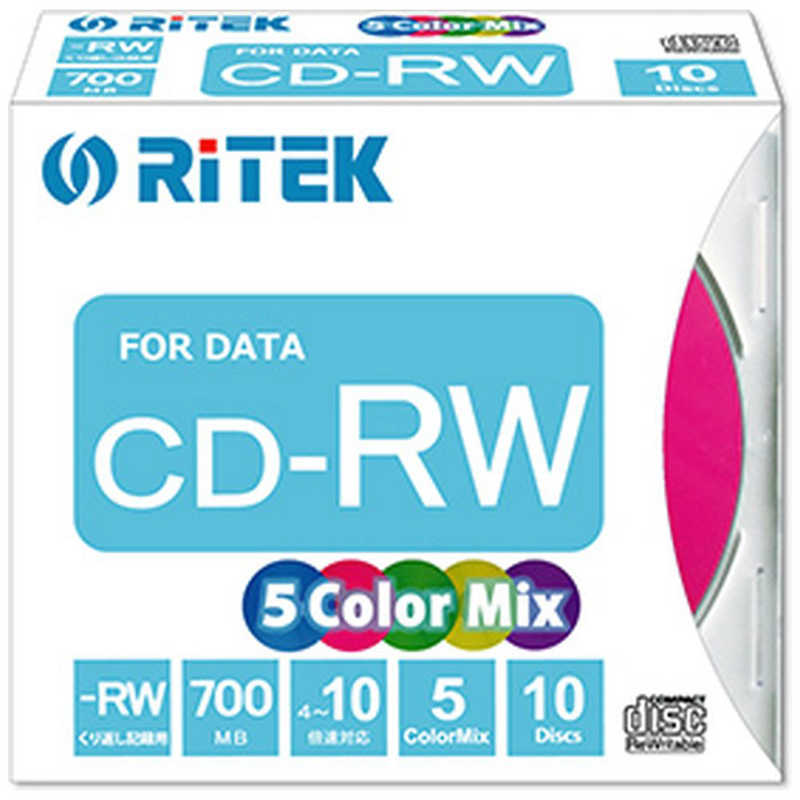RITEK RITEK CD-RW700.MIX10P A データ用CD-RW [10枚/700MB] CDRW700MIX10PA CDRW700MIX10PA