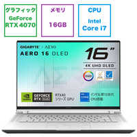 GIGABYTE ゲーミングノートパソコン AERO 16 OLED ［16.0型 /Windows11 