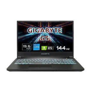 GIGABYTE ゲーミングノートパソコン G5 ブラック [15.6型 /Windows11 Home /intel Core i5 /メモリ:16GB /SSD:512GB] G5 MD-51JP123SO
