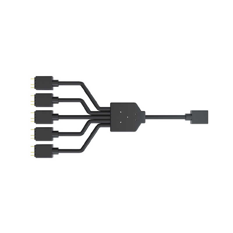 クーラーマスター クーラーマスター 分岐ケーブル Addressable RGB 1-to-5 Splitter Cable MFX-AWHN-1NNN5-R1 MFX-AWHN-1NNN5-R1