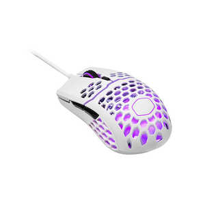 クーラーマスター ゲーミングマウス 有線/ 6ボタン/ White glossy ホワイト MM711WWOL2