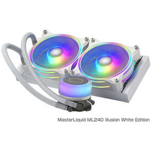 クーラーマスター MasterLiquid ML240 Illusion White Edition MLXD24MA18PWR1