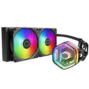 クーラーマスター 水冷CPUクーラー 120mmファンx2 MasterLiquid 240 Atmos ブラック MLX-D24M-A25PZ-R1 クーラーマスター 水冷CPUクーラー 120mmファンx2 MasterLiquid 240 Atmos ブラック MLX-D24M-A25PZ-R1