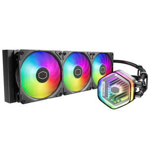 クーラーマスター 水冷CPUクーラー 120mmファンx3 MasterLiquid 360 Atmos ブラック MLX-D36M-A25PZ-R1 クーラーマスター 水冷CPUクーラー 120mmファンx3 MasterLiquid 360 Atmos ブラック MLX-D36M-A25PZ-R1