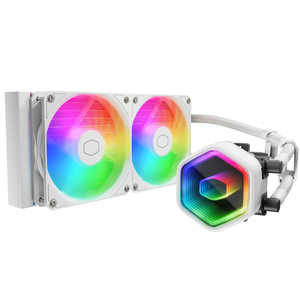 クーラーマスター MASTERLIQUID 240 Core II White MLW-D24M-A18PA-RW クーラーマスター MASTERLIQUID 240 Core II White MLW-D24M-A18PA-RW
