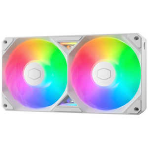 顼ޥ եx2 120mm / 2500RPM SickleFlow Edge 240 ARGB ۥ磻 MFX-B2DW-25DP2-R1