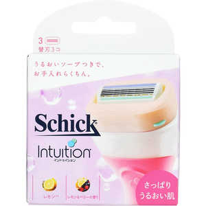 Schick(シック)イントゥイション さっぱりうるおい肌 替刃 3コ入 Schick(シック)イントゥイション さっぱりうるおい肌 替刃 3コ入