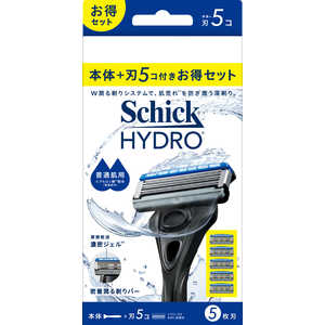 シック ハイドロ 普通肌 コンボパック(本体＋刃5コ) HDフツウコンボパツク