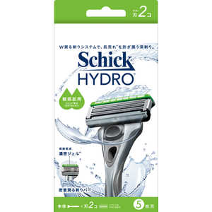 シック ハイドロ 敏感肌 ホルダー(本体＋刃2コ) HDビンカンホルダー